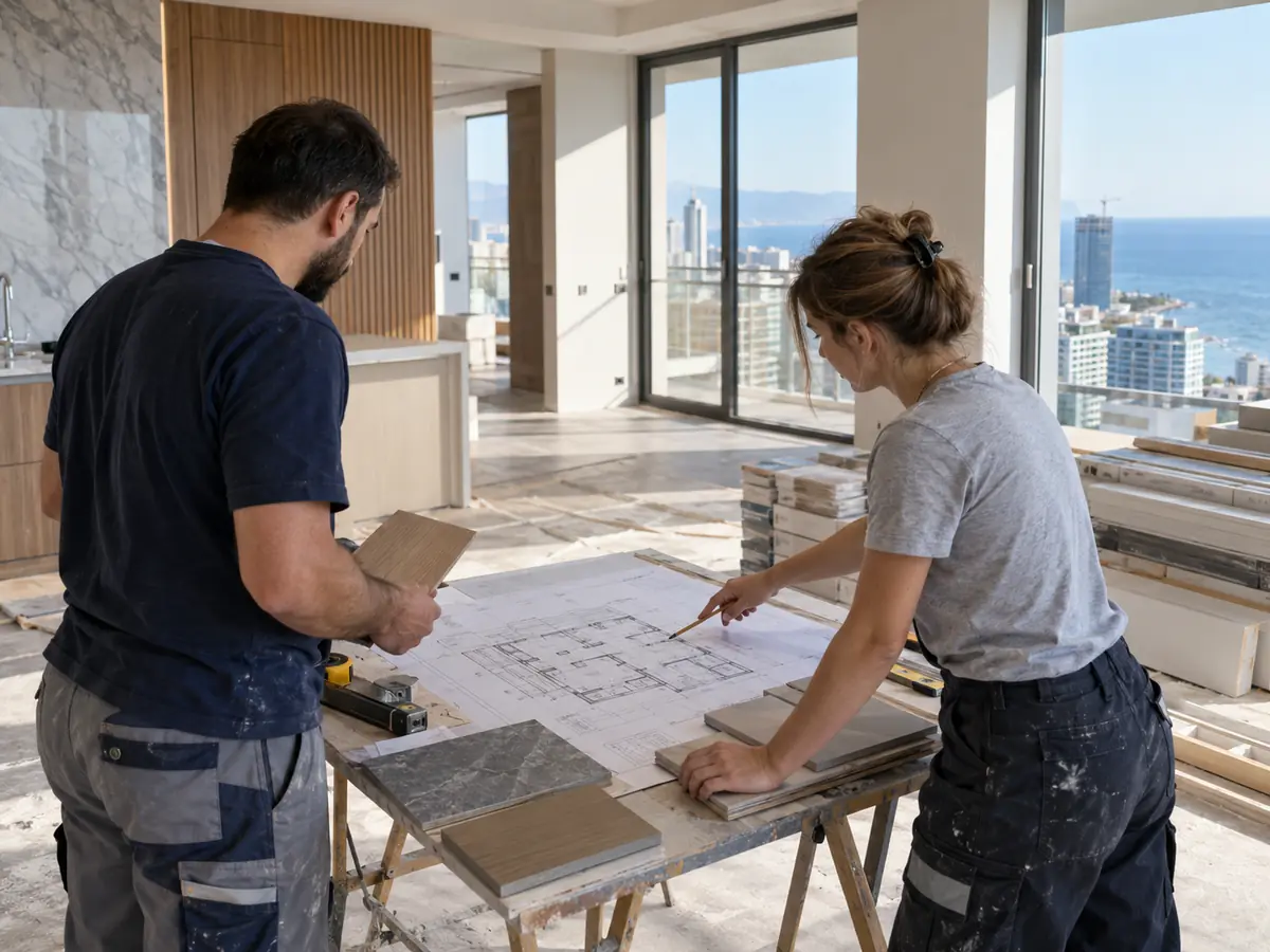 Интерьер после ремонта fitout Batumi